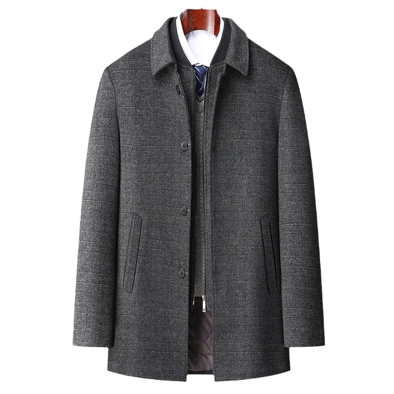 Men's Wool Blends Casual Removable Vest Plus Fleece Thickened Waist Coat for Men Woolen Trench Coat
Men's Wool Blends Casual Removable Vest Plus Fleece Thickened Waist Coat for Men Woolen Trench Coat