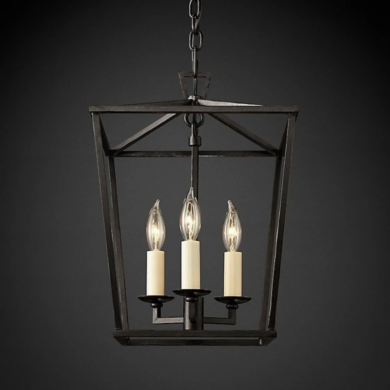 Vintage American Industrial Wind Wrought Iron Lantern Nordic Restaurant Living Room Aisle Clothing Store Bedroom Hotel Decorativ
Vintage American Industrial Wind Wrought Iron Lantern Nordic Restaurant Living Room Aisle Clothing Store Bedroom Hotel Decorativ