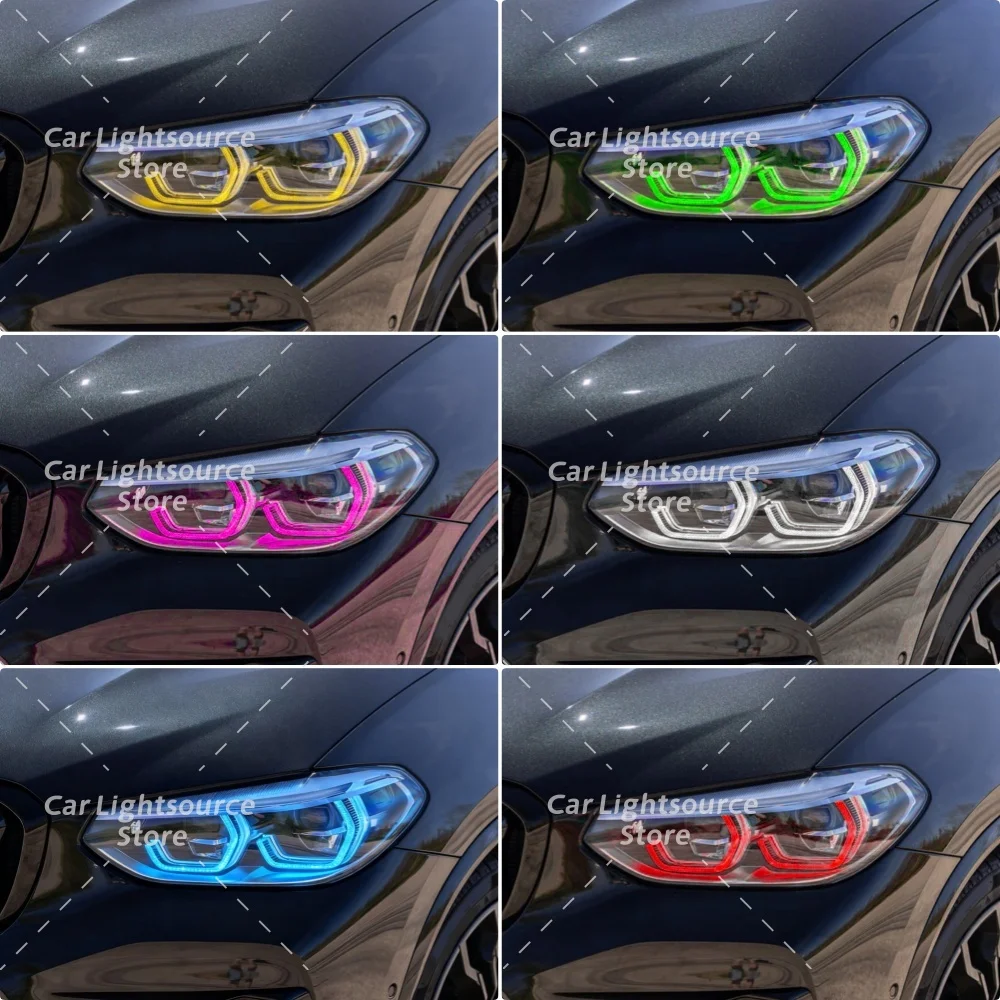 Yellow Angel Eye LED DRL Boards For BMW X3 G01 X4 G02 X3M X4M 2018-2021 Adaptive Headlight Daytime Running Light Module Blue Red
Yellow Angel Eye LED DRL Boards For BMW X3 G01 X4 G02 X3M X4M 2018-2021 Adaptive Headlight Daytime Running Light Module Blue Red