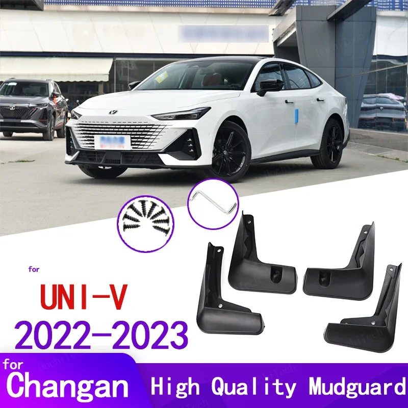 Mudflaps Splash Guards Mud Flap Front Rear Mudguards Fender 4pcs Black Mud Flaps for Changan Uni-V Sedan UNIV 2022 2023
Mudflaps Splash Guards Mud Flap Front Rear Mudguards Fender 4pcs Black Mud Flaps for Changan Uni-V Sedan UNIV 2022 2023
