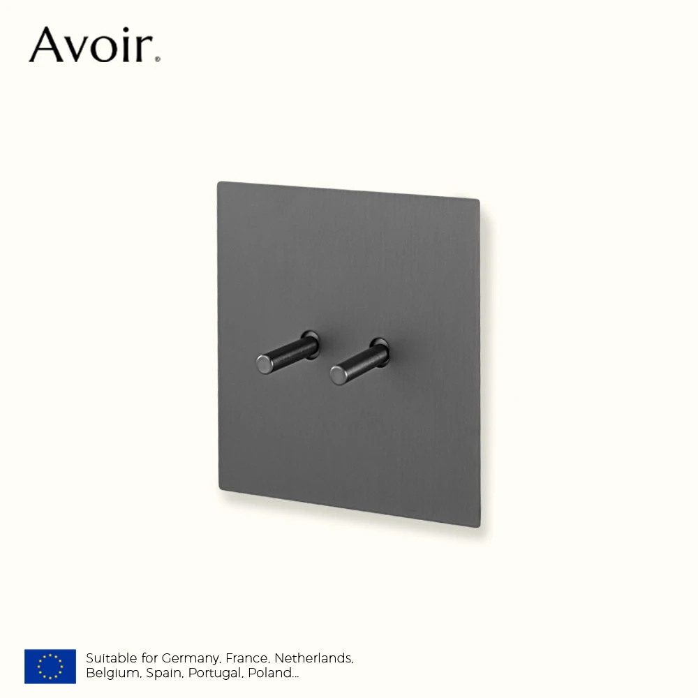 Avoir Wall Toggle Switch Gray Stainless Steel Panel Light Switches 2Way Power Socket Europe Korea French Electrical Outlets Home
Avoir Wall Toggle Switch Gray Stainless Steel Panel Light Switches 2Way Power Socket Europe Korea French Electrical Outlets Home
