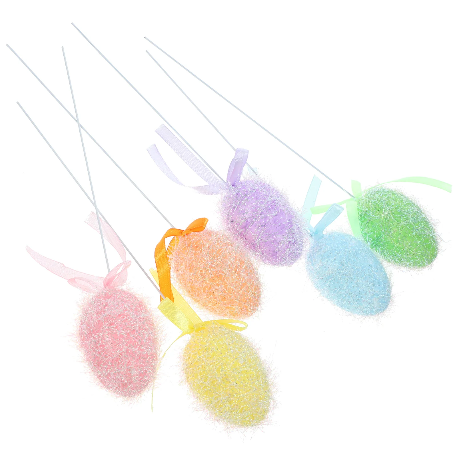 6 Pcs Egg Decoration Picks Ornaments Bouquet Eggs Garland Toy Easter Branch Artificial
6 Pcs Egg Decoration Picks Ornaments Bouquet Eggs Garland Toy Easter Branch Artificial
