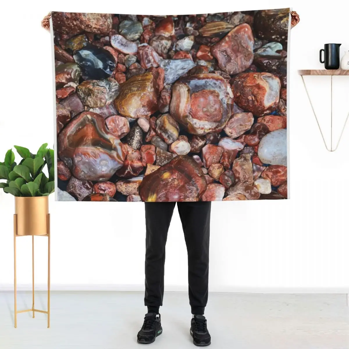 Agate Puzzle Throw Blanket Ultra Plush Cozy Blanket for Napping Sleeping
Agate Puzzle Throw Blanket Ultra Plush Cozy Blanket for Napping Sleeping