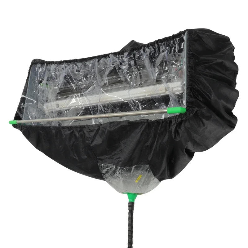 Подвесной 1,5P универсальный брызгозащищенный утолщенный чехол для очистки воды для кондиционирования воздуха, пылезащитный чехол для бытовой чистки 
Подвесной 1,5P универсальный брызгозащищенный утолщенный чехол для очистки воды для кондиционирования воздуха, пылезащитный чехол для бытовой чистки