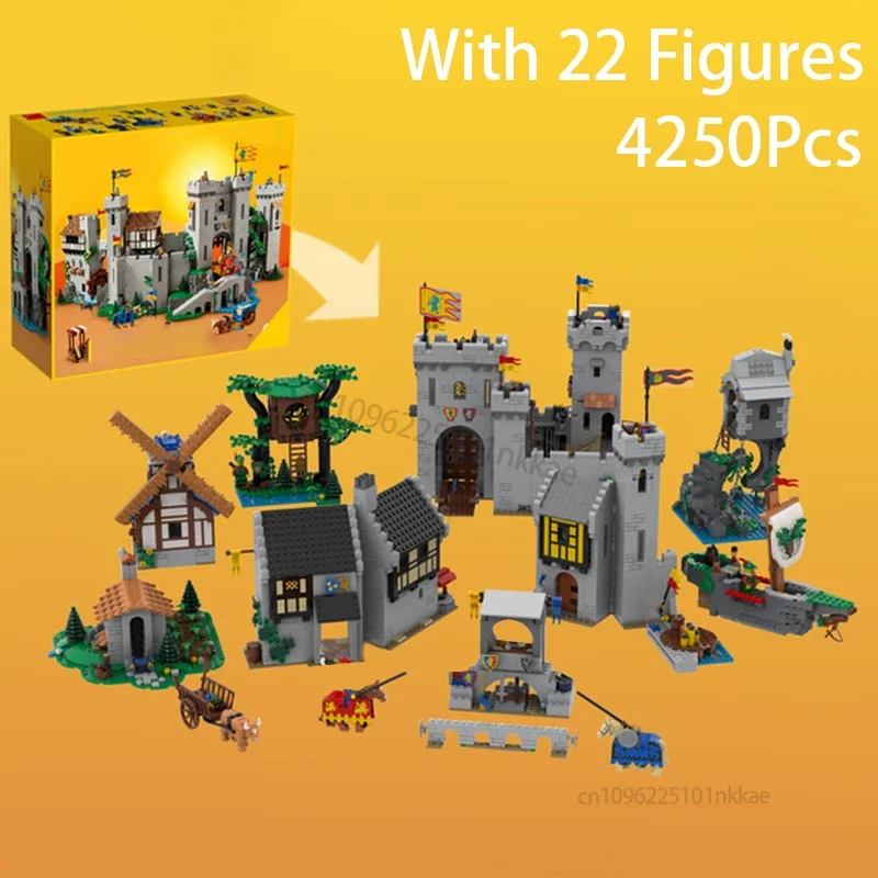 MOC Средневековый модульный замок World Street View Magic Hut Lion Knight Маленький замок Fortress Inn Строительные блоки DIY Кирпичная игрушка в подарок 
MOC Средневековый модульный замок World Street View Magic Hut Lion Knight Маленький замок Fortress Inn Строительные блоки DIY Кирпичная игрушка в подарок