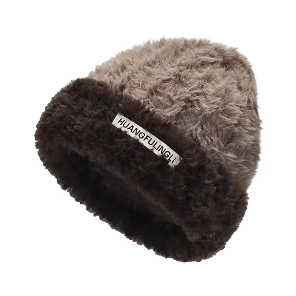 Cute Soft Plush Hat Thickened Fluffy Fake Rabbit Fur Winter Knitted Hat Winter Warm Bonnet Caps Riding
Cute Soft Plush Hat Thickened Fluffy Fake Rabbit Fur Winter Knitted Hat Winter Warm Bonnet Caps Riding