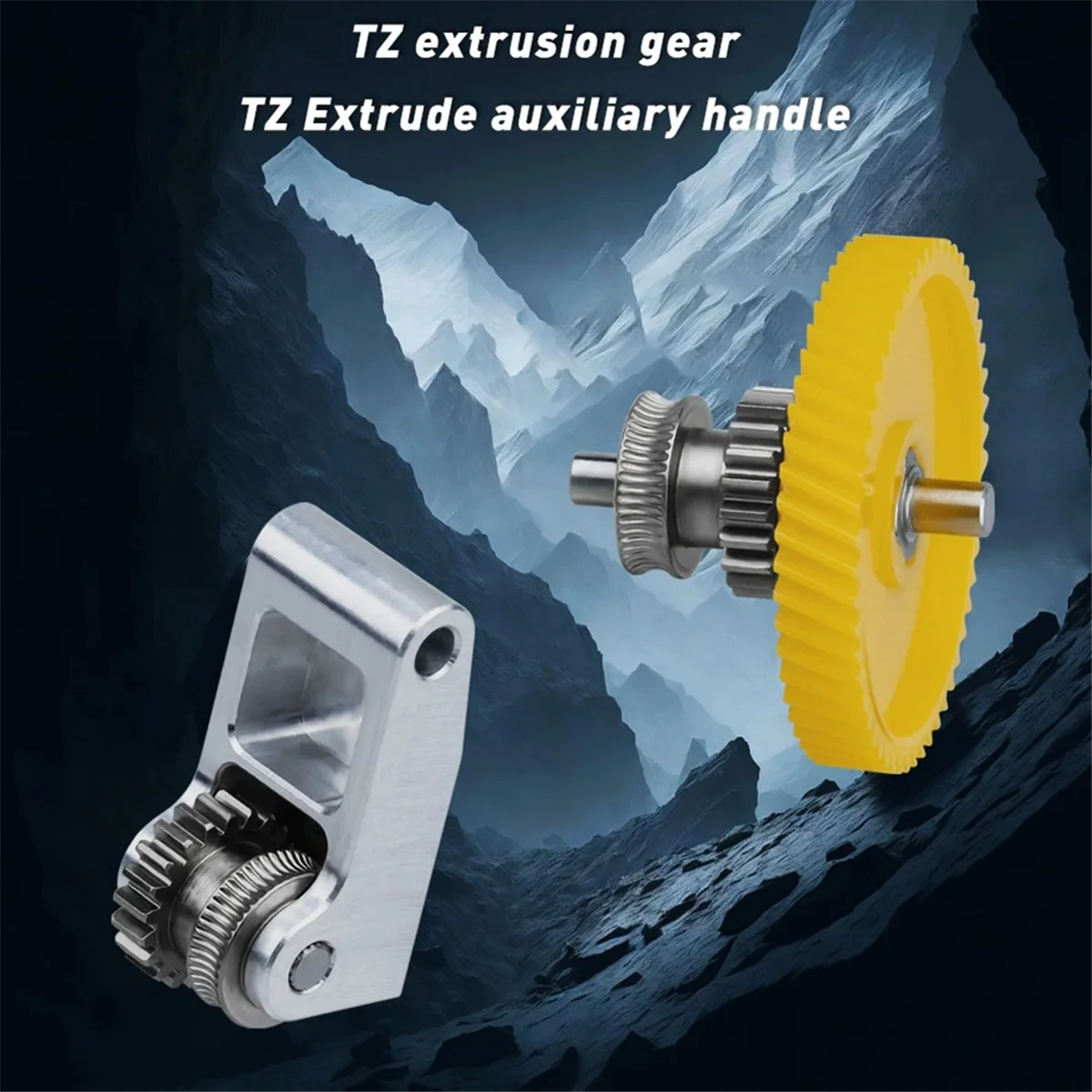 #404P Upgrade Hardened Steel Extruder Gear Assembly for Bambu Lab P1S P1P X1 Carbon X1C 3D Printer Nickel Plating (yellow)
#404P Upgrade Hardened Steel Extruder Gear Assembly for Bambu Lab P1S P1P X1 Carbon X1C 3D Printer Nickel Plating (yellow)