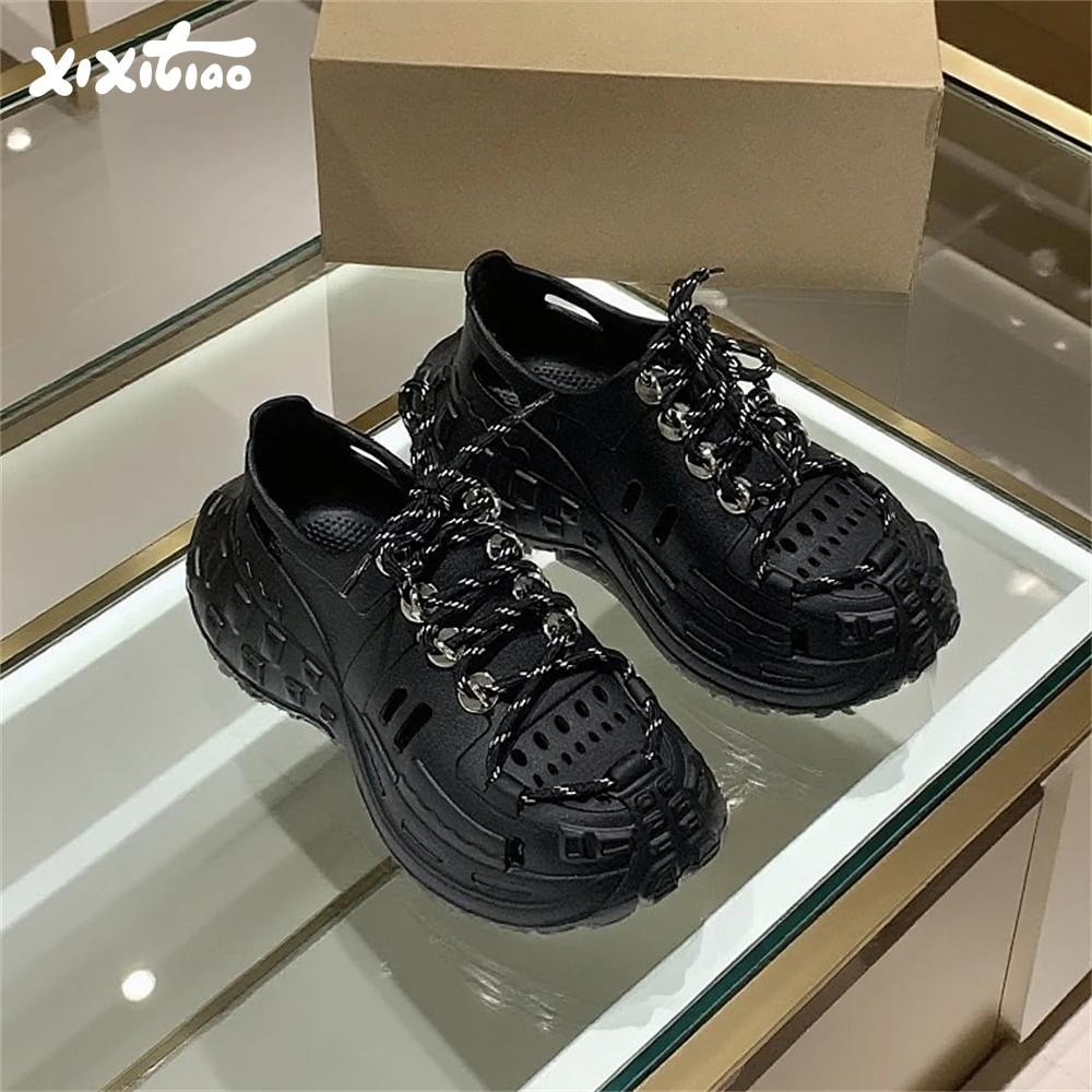 Fashionable Thick Bottom Sandals for Men And Women Hollow out Stream Wading Shoes Summer Couples Cool Arch Support Slippers
Fashionable Thick Bottom Sandals for Men And Women Hollow out Stream Wading Shoes Summer Couples Cool Arch Support Slippers