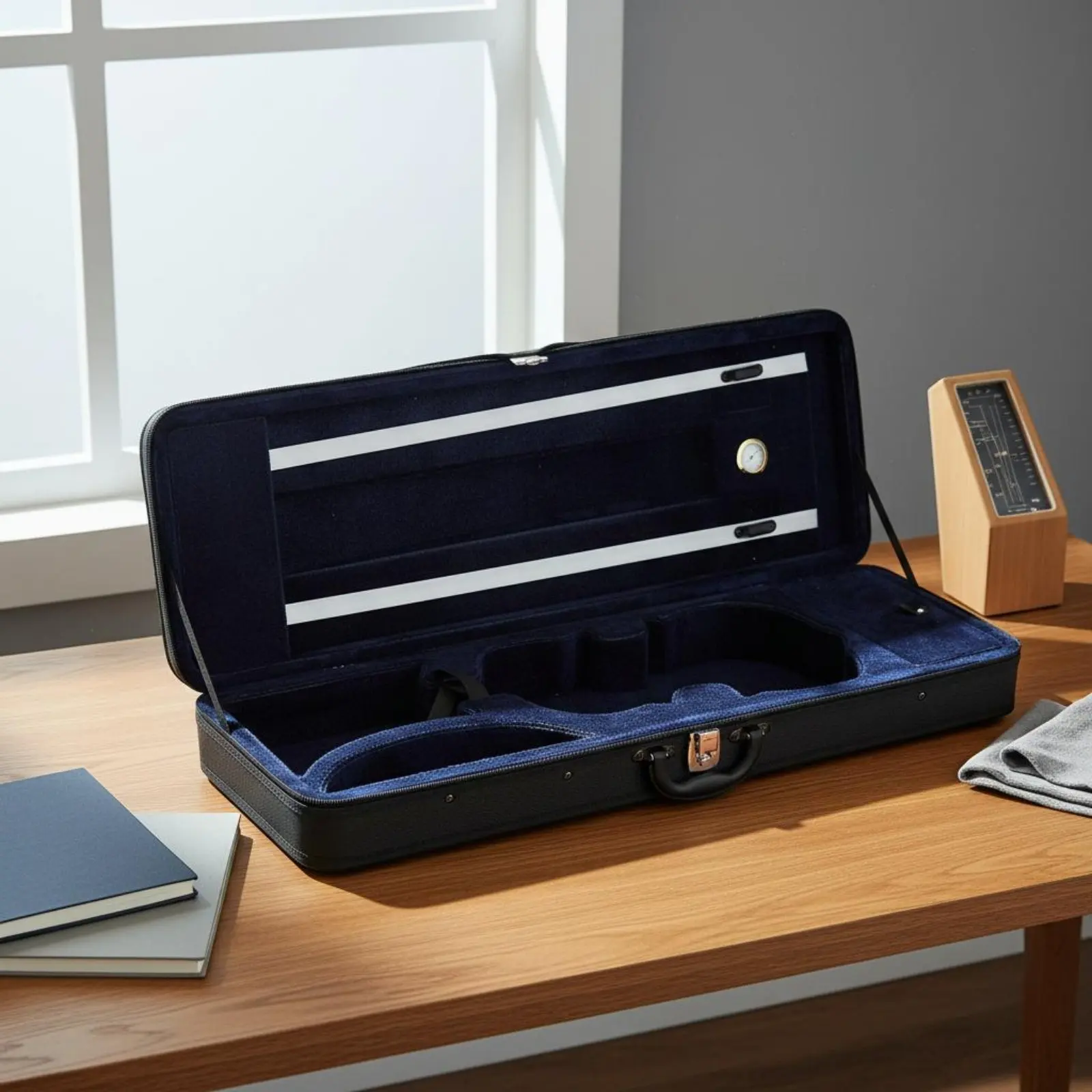 4/4 Violin Case Thickened Violin Hard Case Music Accessory Humidity Meter Wear-Resistant for Travel
4/4 Violin Case Thickened Violin Hard Case Music Accessory Humidity Meter Wear-Resistant for Travel