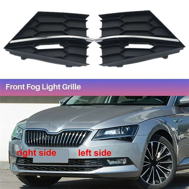 Lasting Car Front Bumper Lower Grille Ventilation Trim Cover Fog Light Grille Cover For Skoda Superb 2016-2018
Lasting Car Front Bumper Lower Grille Ventilation Trim Cover Fog Light Grille Cover For Skoda Superb 2016-2018
