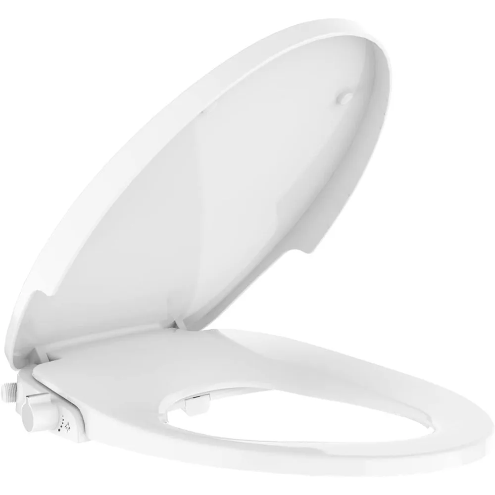 Non-Electric Bidet Toilet Seat for Round Toilet Dual Nozzle Attachment with Soft Close Lid Feminine Hygiene Easy Install
Non-Electric Bidet Toilet Seat for Round Toilet Dual Nozzle Attachment with Soft Close Lid Feminine Hygiene Easy Install
