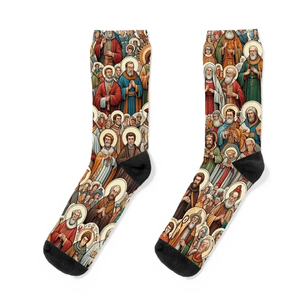 All Christian Saints Socks cycling Thermal man winter floral FASHION Women Socks Men's
All Christian Saints Socks cycling Thermal man winter floral FASHION Women Socks Men's