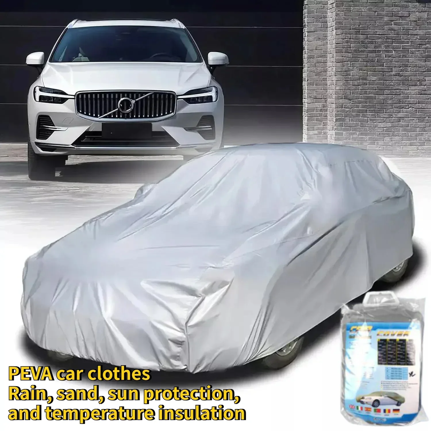 Universal Car Sun Shade Car Covers, Sun Rain Ice Snow Waterproof Dustproof Shade UV Resistant Protector Protection Auto Cover
Universal Car Sun Shade Car Covers, Sun Rain Ice Snow Waterproof Dustproof Shade UV Resistant Protector Protection Auto Cover