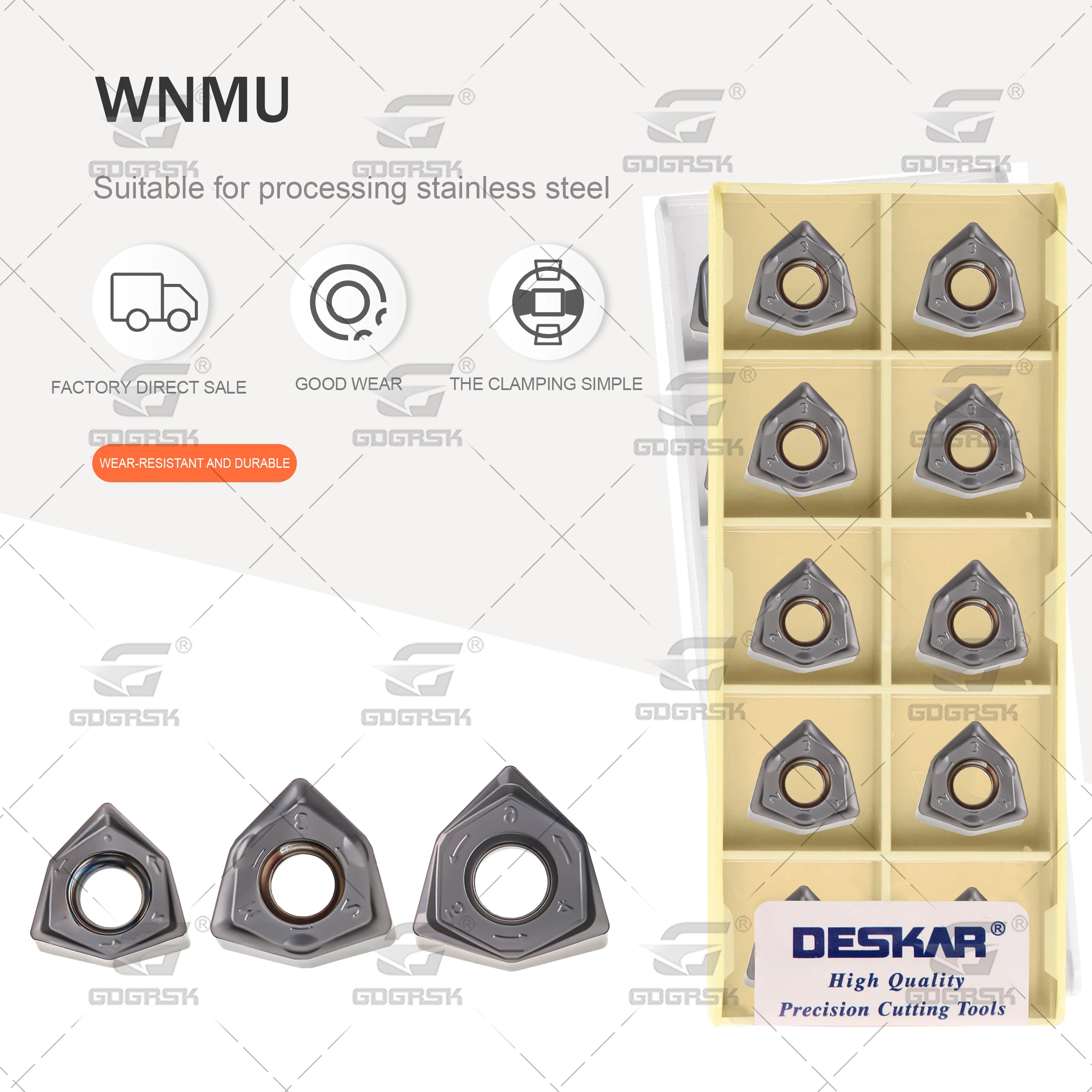 DESKAR WNMU040304EN-GM WNMU060408EN-GM LF6018 WNMU080608EN-GM LF6018 Fast Feed Mill Carbide Milling Blades Turning Cutting Tools
DESKAR WNMU040304EN-GM WNMU060408EN-GM LF6018 WNMU080608EN-GM LF6018 Fast Feed Mill Carbide Milling Blades Turning Cutting Tools