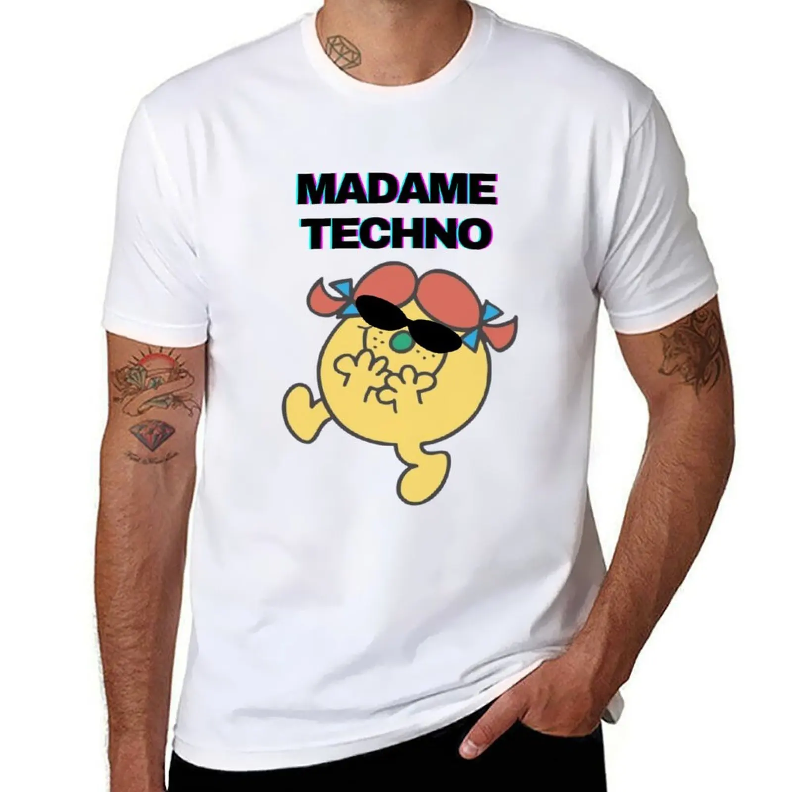 Madame Techno Fun Icon For Electronic Music Fans T-Shirt t shirt man designer man t shirt cotton high quality T-Shirt
Madame Techno Fun Icon For Electronic Music Fans T-Shirt t shirt man designer man t shirt cotton high quality T-Shirt