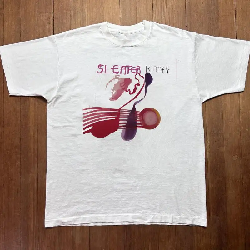 Sleater Kinney For Friends Белая футболка из хлопка всех размеров
Sleater Kinney For Friends Белая футболка из хлопка всех размеров