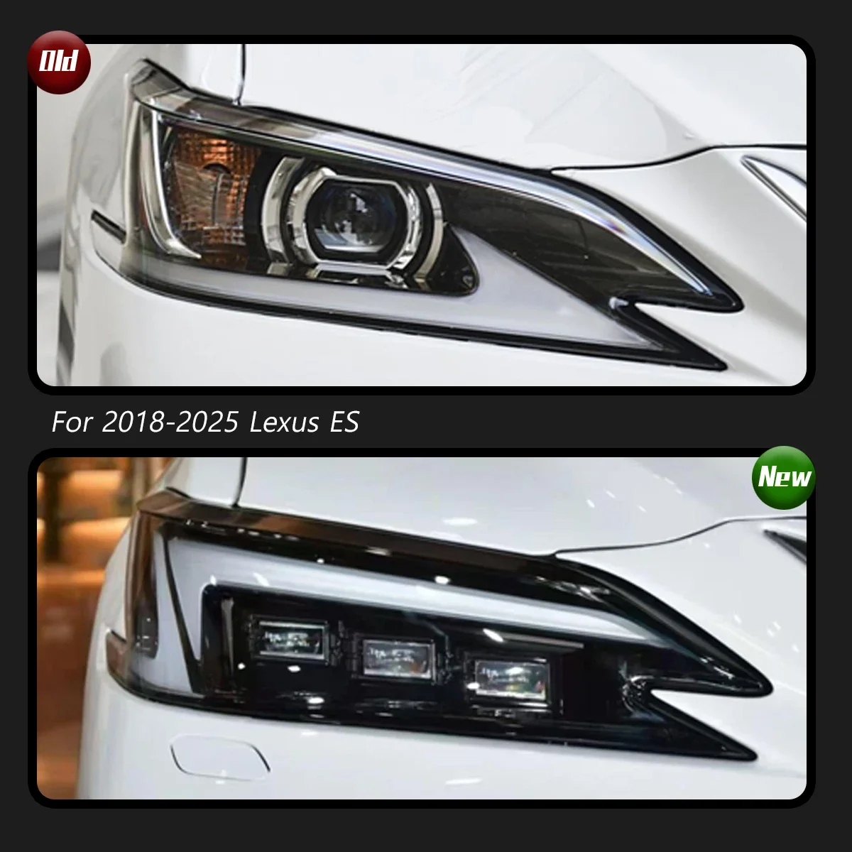 Автомобильная фара для Lexus ES, светодиодная фара 2018-2025 ES250 ES300H, дальний свет, Plug and Play, автомобильные аксессуары
Автомобильная фара для Lexus ES, светодиодная фара 2018-2025 ES250 ES300H, дальний свет, Plug and Play, автомобильные аксессуары