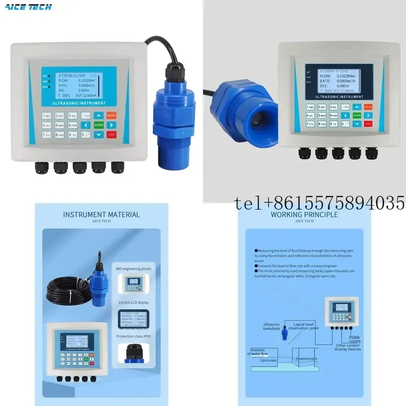Hot High-Precision Ultrasonic Open Channel Flow Meter for Water Management
Hot High-Precision Ultrasonic Open Channel Flow Meter for Water Management