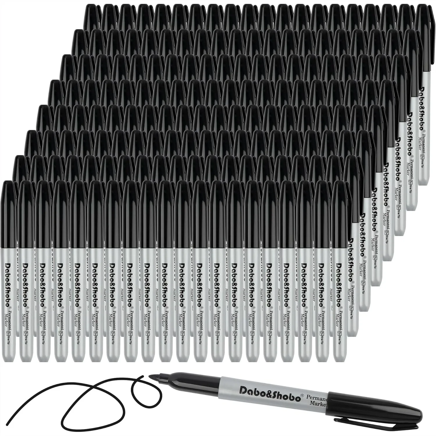 Permanent Markers 160 Pack Black Fine Tip Quick Drying For Office School Home Art
Permanent Markers 160 Pack Black Fine Tip Quick Drying For Office School Home Art