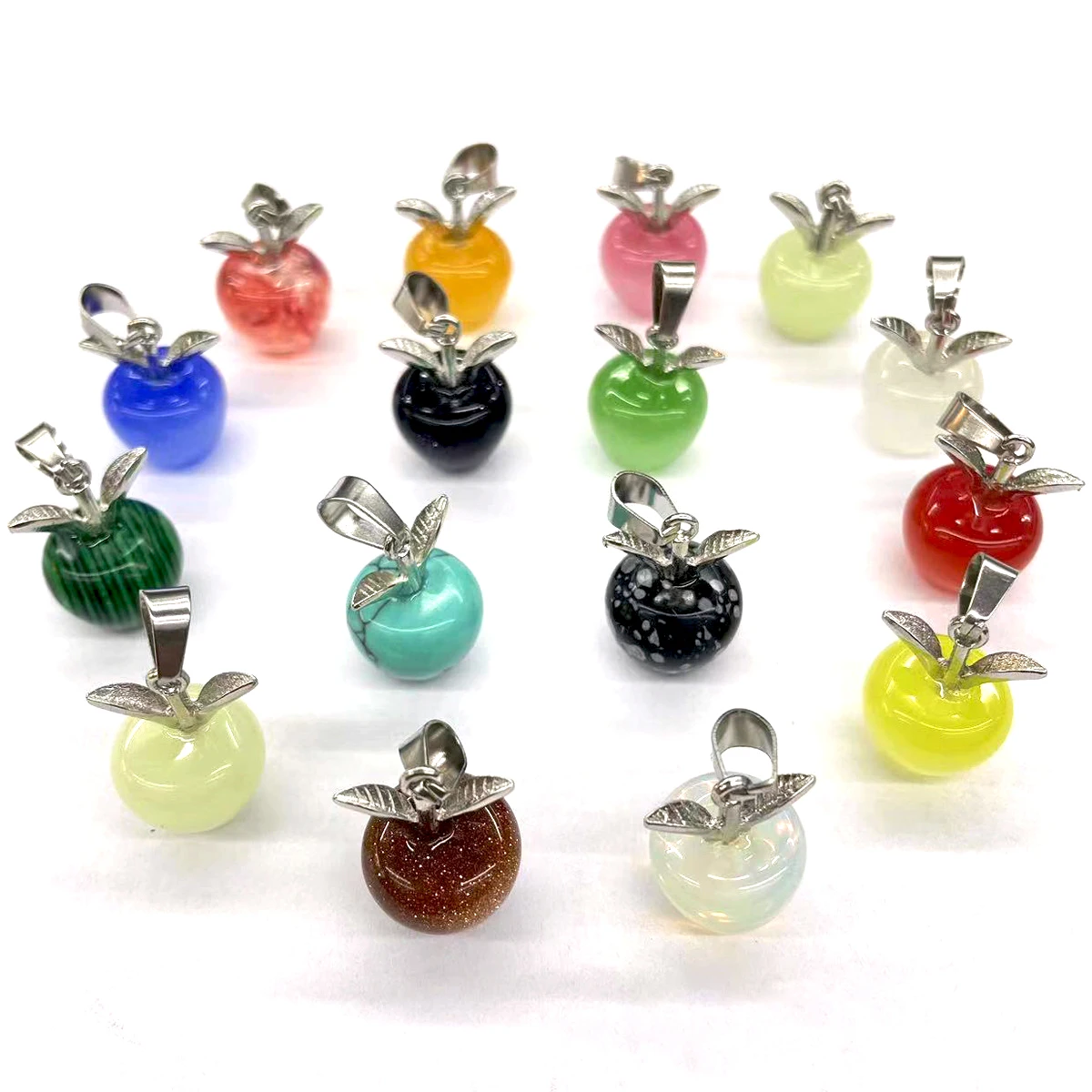 Small Apple Statue Pendant Reiki Opal Natural Snowflake Stone Figurine for Jewelry Making DIY Necklace Christmas Gift Accessorie
Small Apple Statue Pendant Reiki Opal Natural Snowflake Stone Figurine for Jewelry Making DIY Necklace Christmas Gift Accessorie