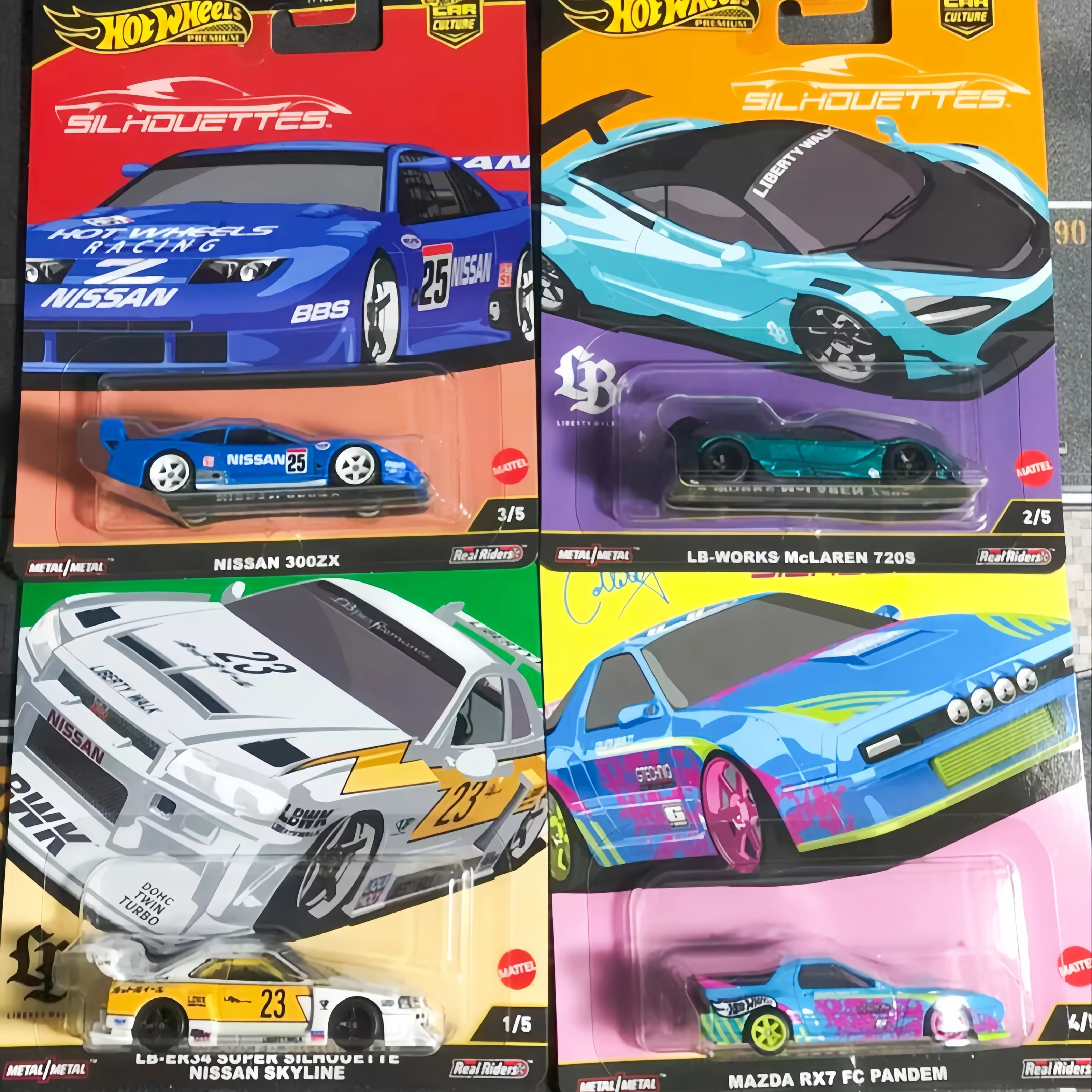 Hot Wheels Car Culture Premium Silhouettes 1:64 Scale Porsche Nissan Die-Cast Vehicle Model Cars Boys Collectible Car Toys Gift
Hot Wheels Car Culture Premium Silhouettes 1:64 Scale Porsche Nissan Die-Cast Vehicle Model Cars Boys Collectible Car Toys Gift