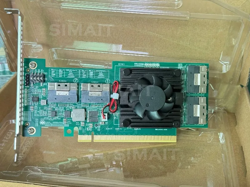PCIe 3.0 x16 to 4x SFF8654 Bifurcation-Free Card | PLX8749 NVMe/U.2/GPU Expansion Adapter
PCIe 3.0 x16 to 4x SFF8654 Bifurcation-Free Card | PLX8749 NVMe/U.2/GPU Expansion Adapter