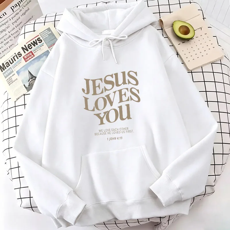 Fashion Jesus Love You Letter Print Hoodies Spring Autumn Winter Casual Hoodies Sweatshirts Men Women Trendy Aesthetic Top
Fashion Jesus Love You Letter Print Hoodies Spring Autumn Winter Casual Hoodies Sweatshirts Men Women Trendy Aesthetic Top