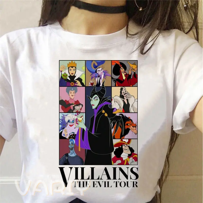 Villains The Evil Tour T-Shirts Woman Short Sleeve Fashion Y2K TShirts for Fan Gift Harajuku Vintage Evil Queen High Quality Tee
Villains The Evil Tour T-Shirts Woman Short Sleeve Fashion Y2K TShirts for Fan Gift Harajuku Vintage Evil Queen High Quality Tee