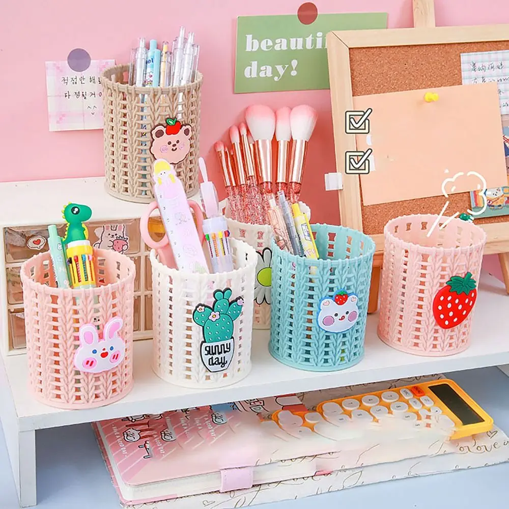 Convenient Imitation Rattan Pen Holder Large Capacity Cartoon Storage Rack Multifunction Desk Organizer Student
Convenient Imitation Rattan Pen Holder Large Capacity Cartoon Storage Rack Multifunction Desk Organizer Student
