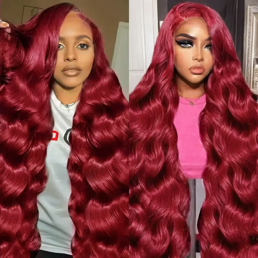 Бордовый парик с волнистыми локонами 46 дюймов, 99J HD, с прозрачной кружевной передней частью 13x6, из натуральных волос, предварительно снятая линия роста волос, красный цвет
Бордовый парик с волнистыми локонами 46 дюймов, 99J HD, с прозрачной кружевной передней частью 13x6, из натуральных волос, предварительно снятая линия роста волос, красный цвет