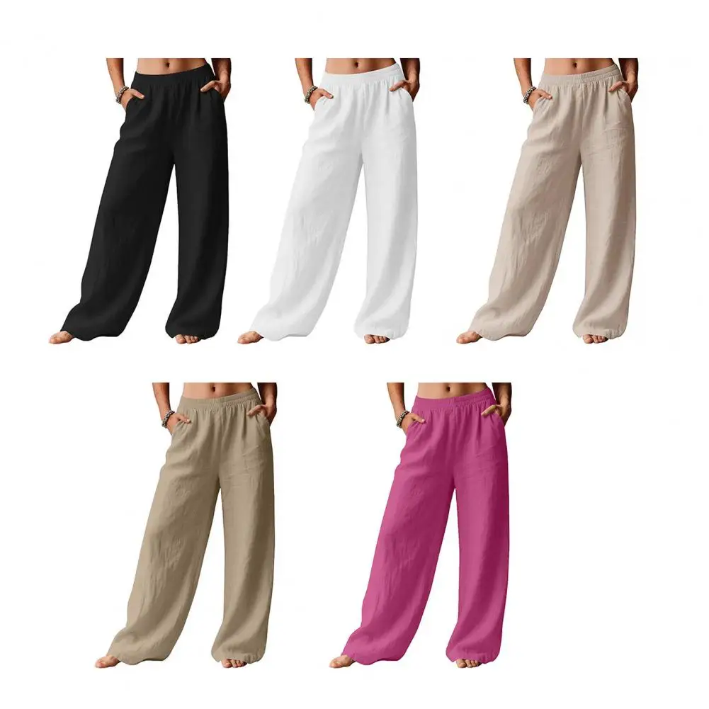 2026 New Women's Relaxed-Fit Casual Pants Comfortable Breathable Fashionable Wide-Leg Pants Elastic Waistband Pockets Casual
2026 New Women's Relaxed-Fit Casual Pants Comfortable Breathable Fashionable Wide-Leg Pants Elastic Waistband Pockets Casual