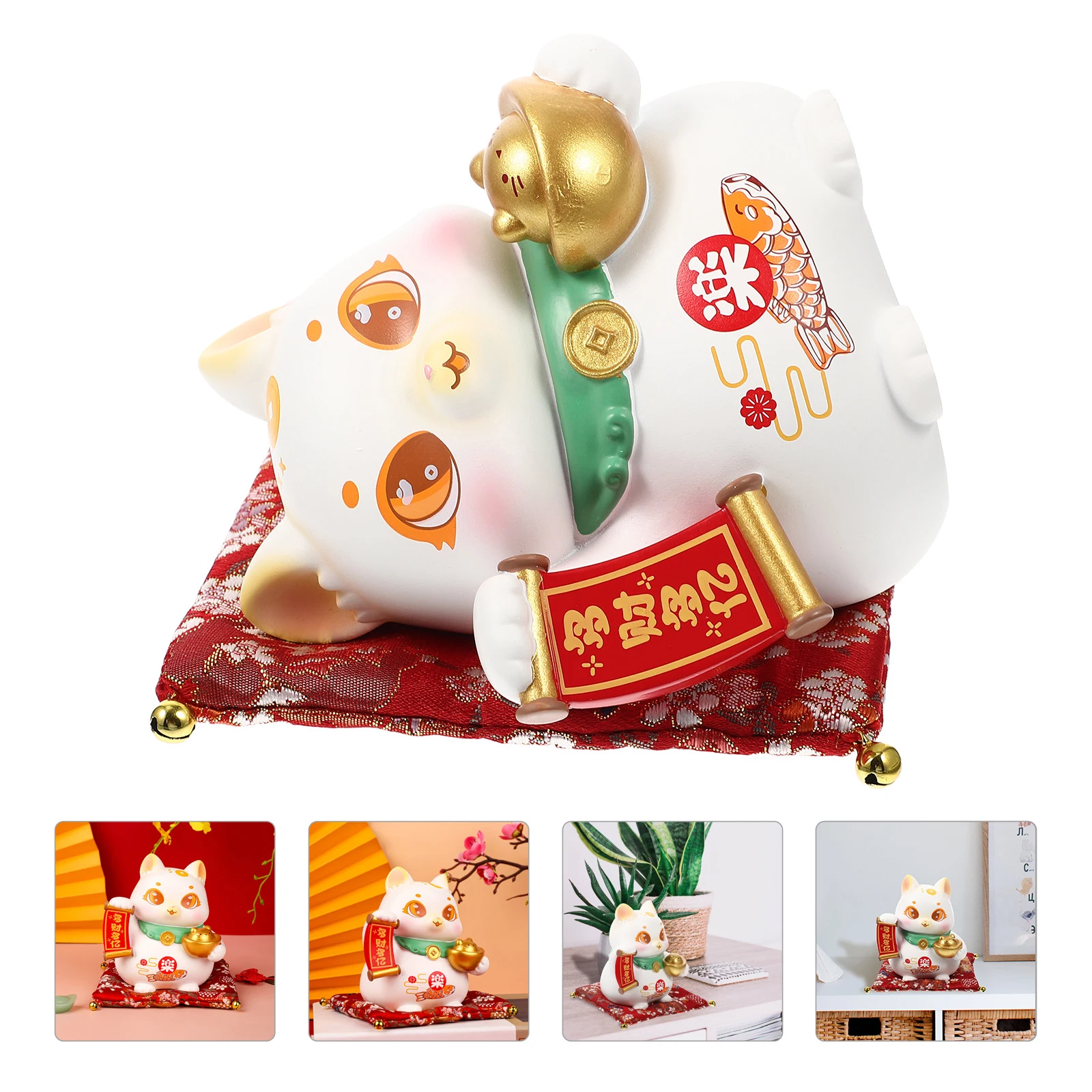 Resin Craft Fortune Cat Statue Cartoon Design Lucky Cat Ornament Desktop Decoration Home Office Table Adornment Gift
Resin Craft Fortune Cat Statue Cartoon Design Lucky Cat Ornament Desktop Decoration Home Office Table Adornment Gift