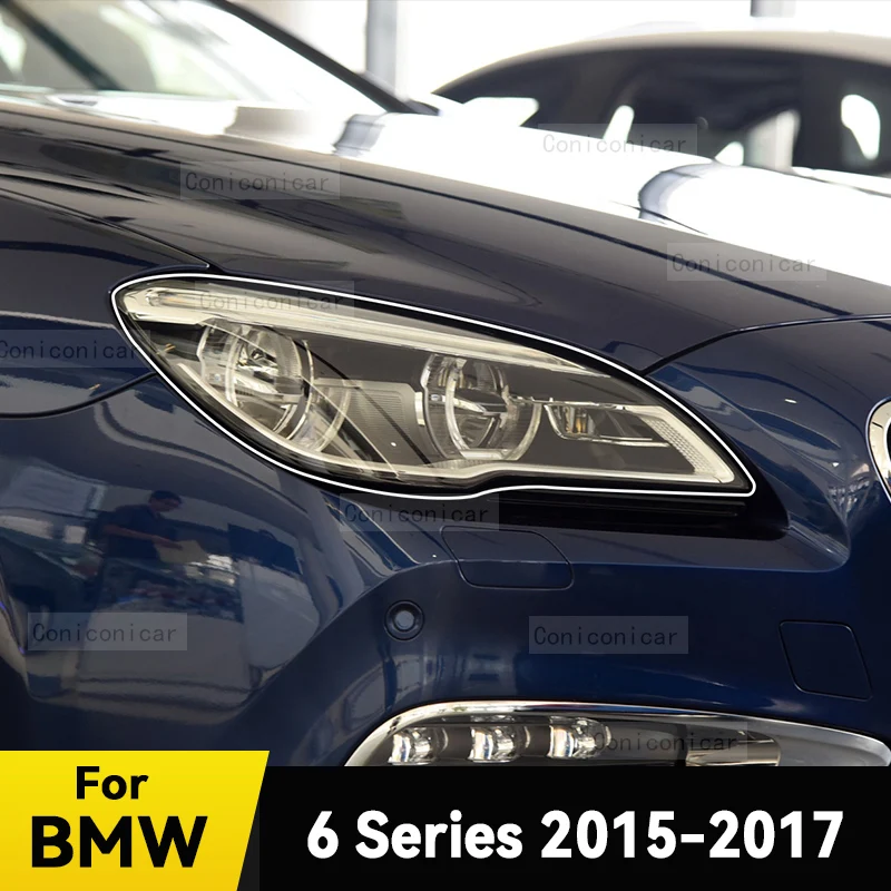 For BMW 6 Series F12 F13 2015-2017 Car Headlight Protective Cover Film Front Light Transparent TPU Anti-scratch Headlamp Sticker
For BMW 6 Series F12 F13 2015-2017 Car Headlight Protective Cover Film Front Light Transparent TPU Anti-scratch Headlamp Sticker