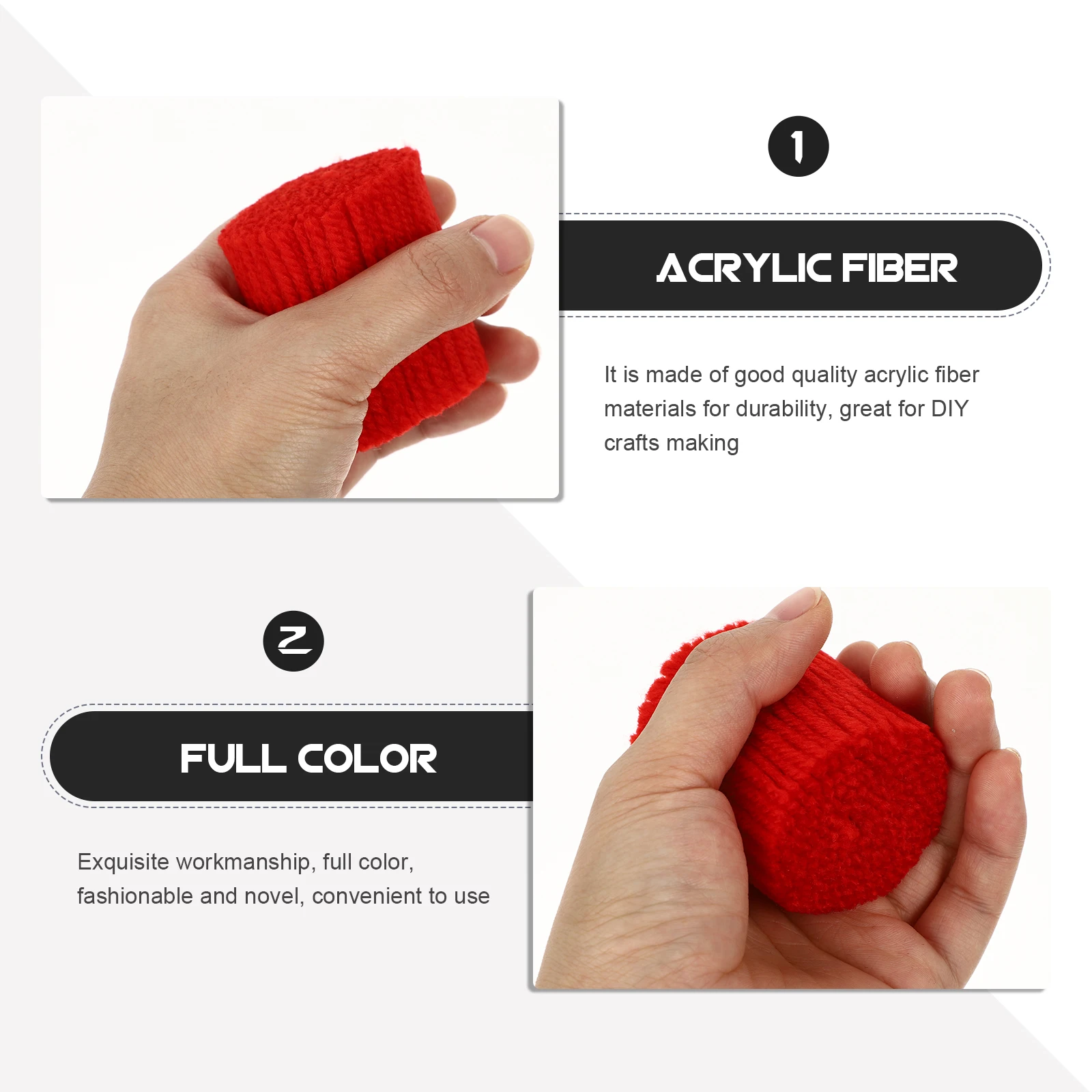 Acrylic Craft Yarn Set For Diy Crochet Rugs Embroidery Latch Hooking Weaving Pre-Cut Wool Thread Kits Fiber Woolen
Acrylic Craft Yarn Set For Diy Crochet Rugs Embroidery Latch Hooking Weaving Pre-Cut Wool Thread Kits Fiber Woolen