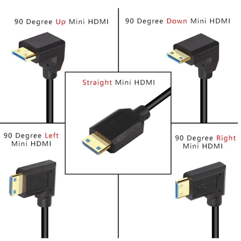 Угловой кабель Mini HDMI-совместимый с HDMI-совместимым подключением 2.1, 8K 60 Гц, 4K 120 Гц, 48 Гбит/с, HDR10+, для цифровых камер, видеоприставок, ТВ-приставок, PS5, HD Slim
Угловой кабель Mini HDMI-совместимый с HDMI-совместимым подключением 2.1, 8K 60 Гц, 4K 120 Гц, 48 Гбит/с, HDR10+, для цифровых камер, видеоприставок, ТВ-приставок, PS5, HD Slim