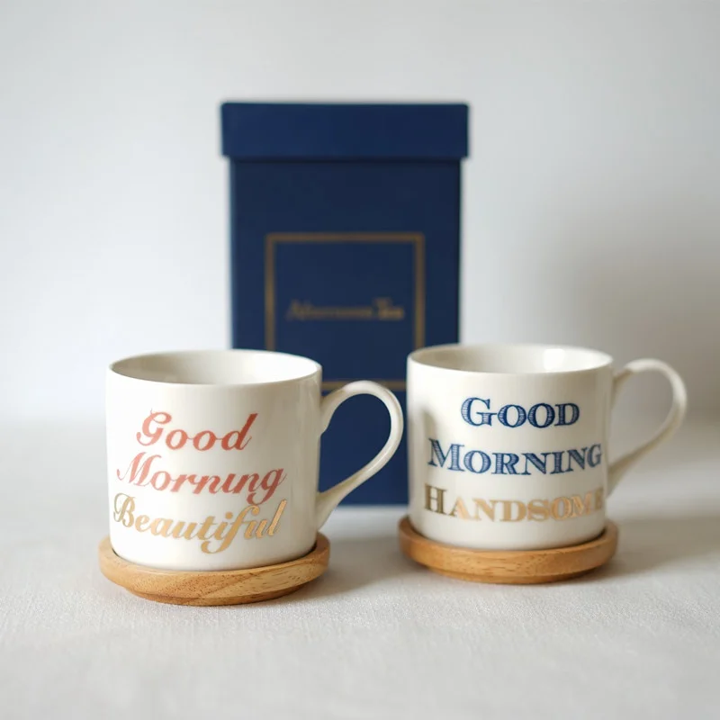 Ele Morning Tea Couple Mugs Wedding Gift Best Friend Gift Box Cerc Coffee Mugs Creative Design Double Ear Handles
Ele Morning Tea Couple Mugs Wedding Gift Best Friend Gift Box Cerc Coffee Mugs Creative Design Double Ear Handles