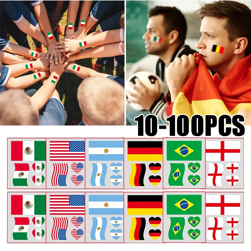 Football Flag Series Waterproof Tattoo Stickers Perfect for Sport Events Show Your Team Spirit Stand Out in Crowd Skin Safe
Football Flag Series Waterproof Tattoo Stickers Perfect for Sport Events Show Your Team Spirit Stand Out in Crowd Skin Safe