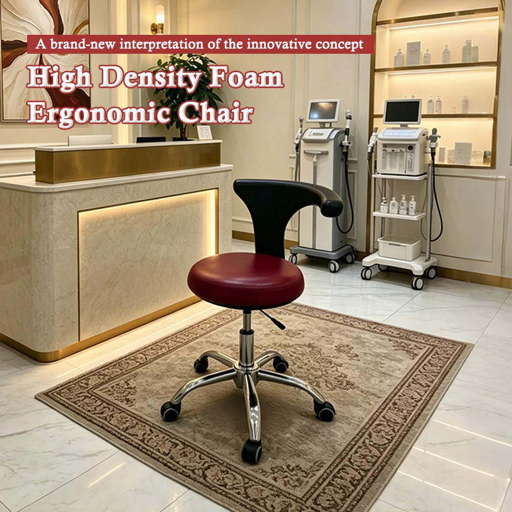 Hand Operated Lifting Rotary Lab Stool Full Leather Cushion Movable Base Professional Seat for Dental Clinic Nurse Work Area
Hand Operated Lifting Rotary Lab Stool Full Leather Cushion Movable Base Professional Seat for Dental Clinic Nurse Work Area