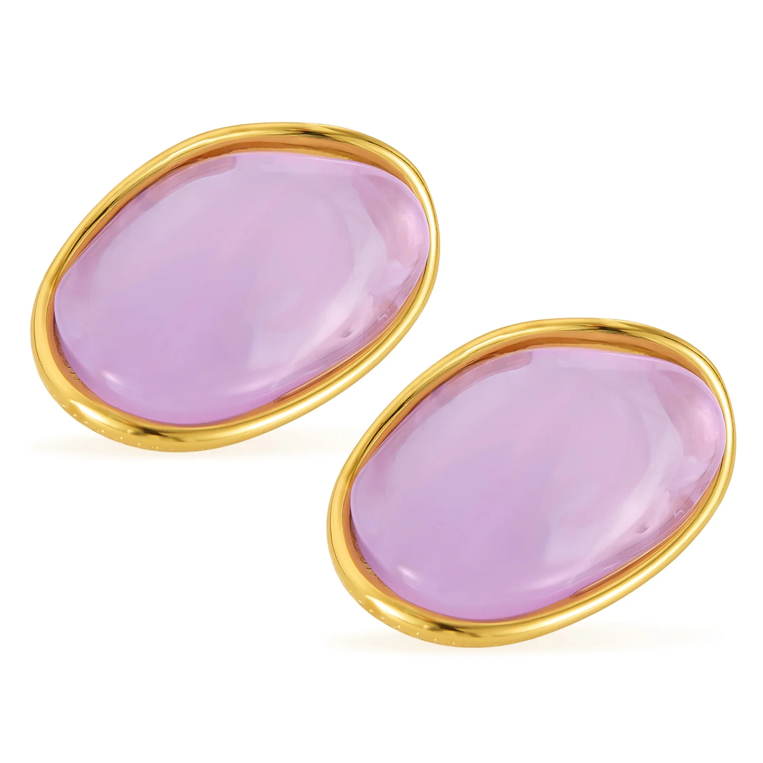French Style Women's Stainless Steel Resin Earrings, Elegant Versatile Titanium Steel Jewelry for Chic Outfits
French Style Women's Stainless Steel Resin Earrings, Elegant Versatile Titanium Steel Jewelry for Chic Outfits