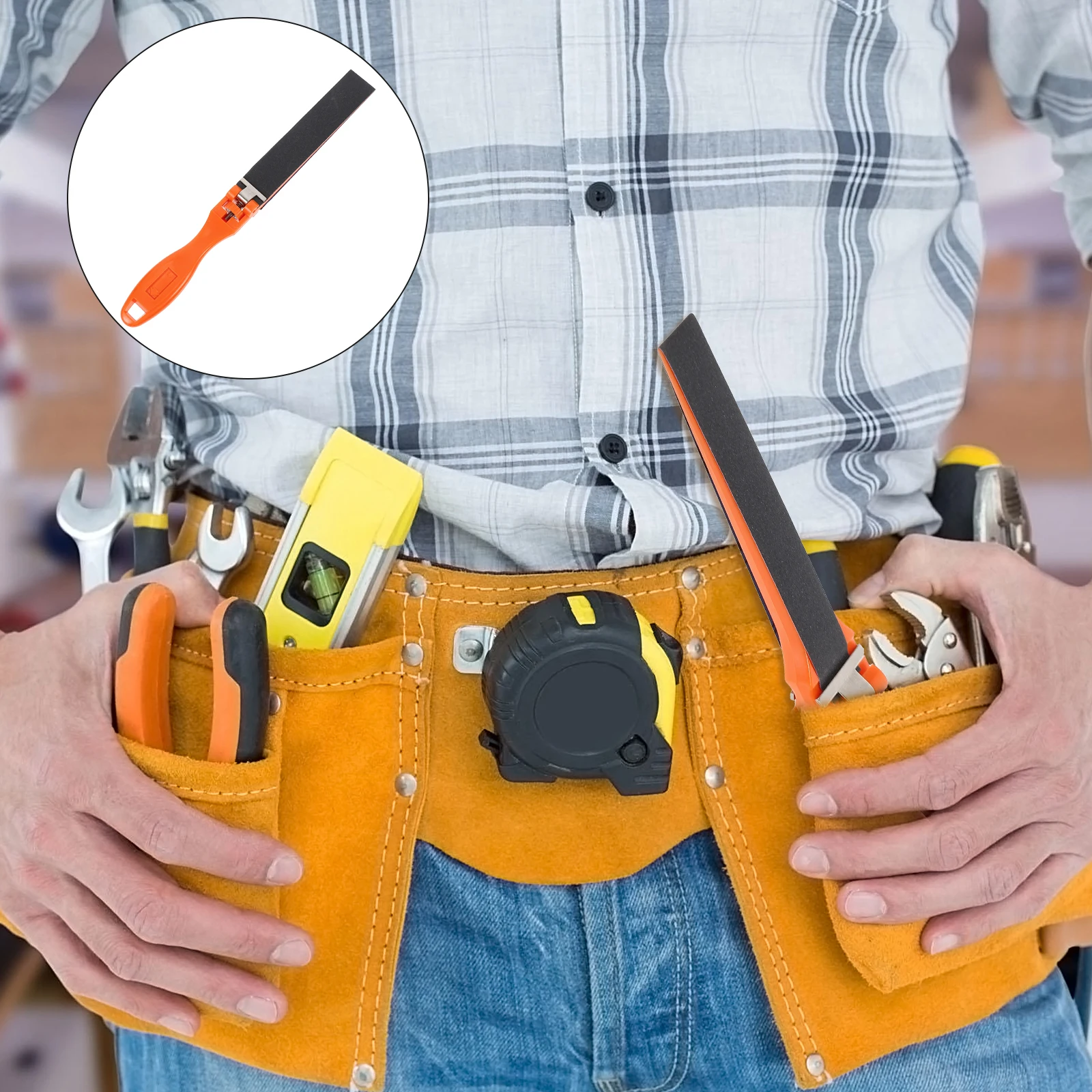 Flat Sandpaper 27mm ange Plastic Tools Reusable Adjustable Clamping Force Sandpaper Grinding Clip Holder
Flat Sandpaper 27mm ange Plastic Tools Reusable Adjustable Clamping Force Sandpaper Grinding Clip Holder