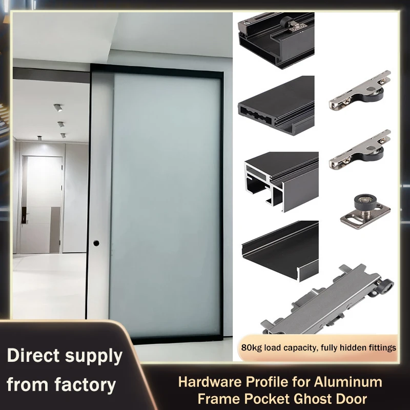 Floor To Ceiling Trackless Ghost Door Hardware Kit For Bathroom Kitchen With Top Hung Double Soft Close Buffer Aluminum Frame
Floor To Ceiling Trackless Ghost Door Hardware Kit For Bathroom Kitchen With Top Hung Double Soft Close Buffer Aluminum Frame