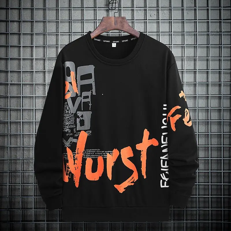2024 New Men's Trendy Spring and Autumn Round Neck Pullover Printed Long Sleeve Casual Loose Fashion Versatile Sweatshirts Tops
2024 New Men's Trendy Spring and Autumn Round Neck Pullover Printed Long Sleeve Casual Loose Fashion Versatile Sweatshirts Tops