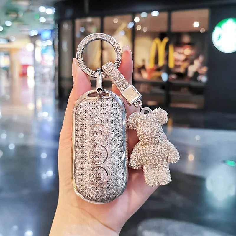 Suitable for Huawei AITO keycase m5 ev m7 m9 NFC keycover key shell keychain Sparkling Car Key Case Pink Keychain Gift
Suitable for Huawei AITO keycase m5 ev m7 m9 NFC keycover key shell keychain Sparkling Car Key Case Pink Keychain Gift