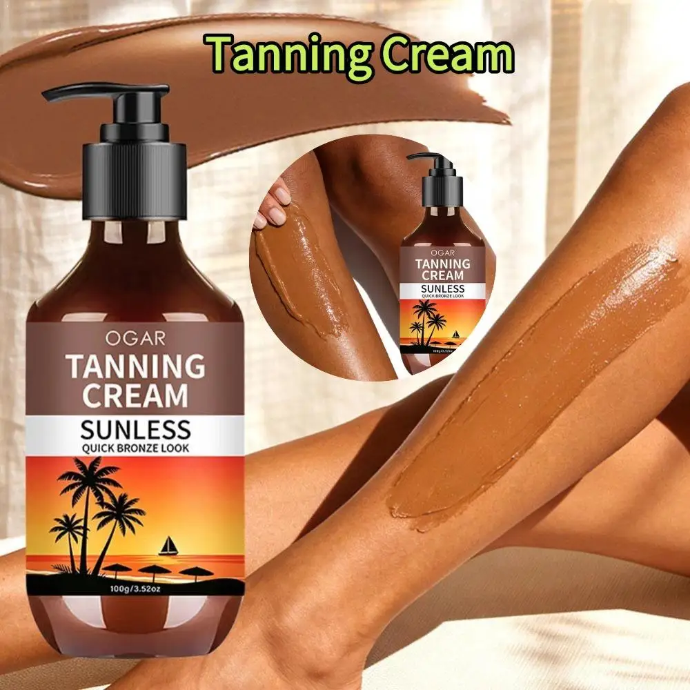 Sunless Tanning Cream Self Tanner Lotion Intense Bronze Glow Daily Body Oil Coconut Nutritious Liquid Skincare Cosmetics 100g
Sunless Tanning Cream Self Tanner Lotion Intense Bronze Glow Daily Body Oil Coconut Nutritious Liquid Skincare Cosmetics 100g