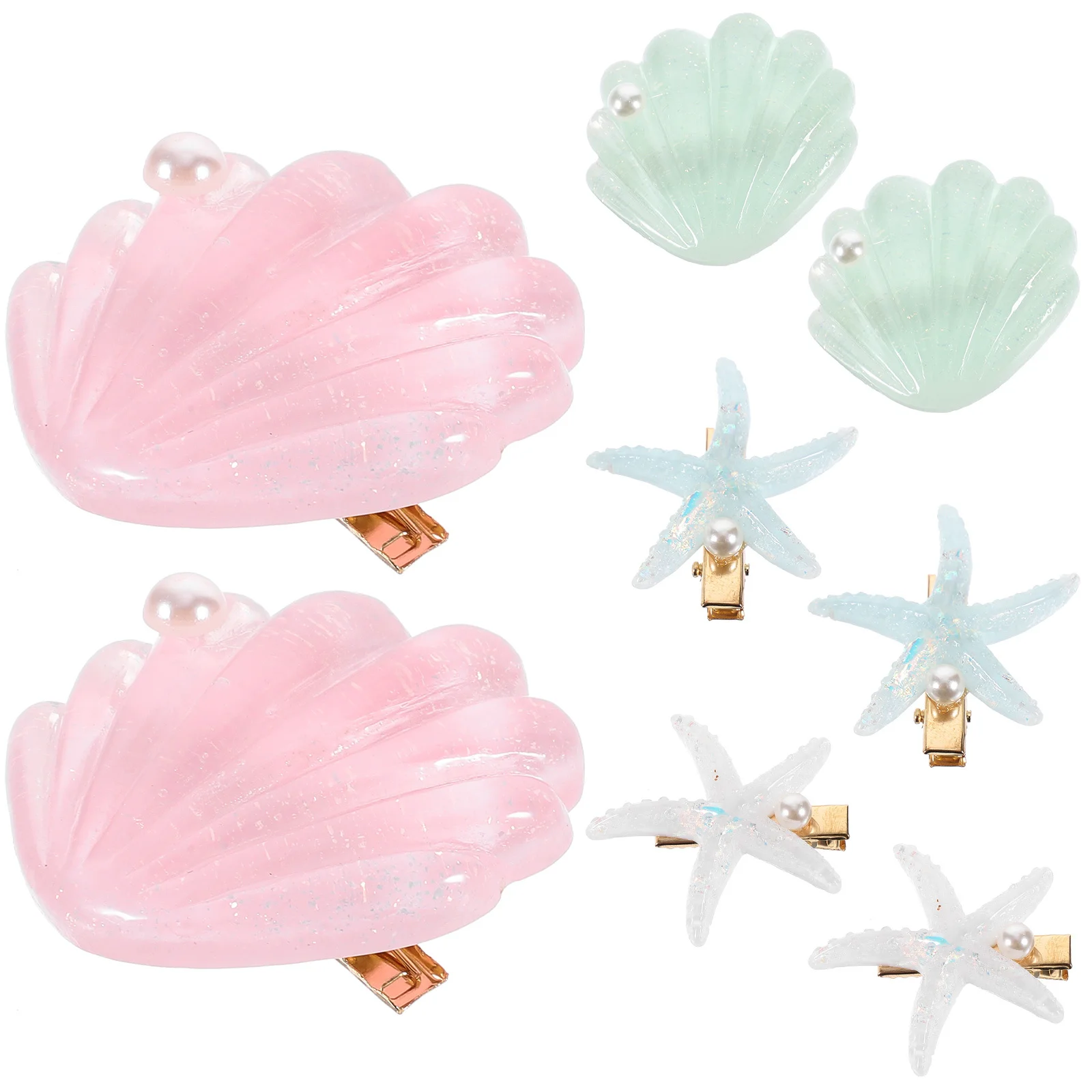 8pcs Shell Pearl Hair Clips Kawaii Star Design Small Hair Accessories For Women Girls Duckbilled Hairpins Styling Tools Gift
8pcs Shell Pearl Hair Clips Kawaii Star Design Small Hair Accessories For Women Girls Duckbilled Hairpins Styling Tools Gift