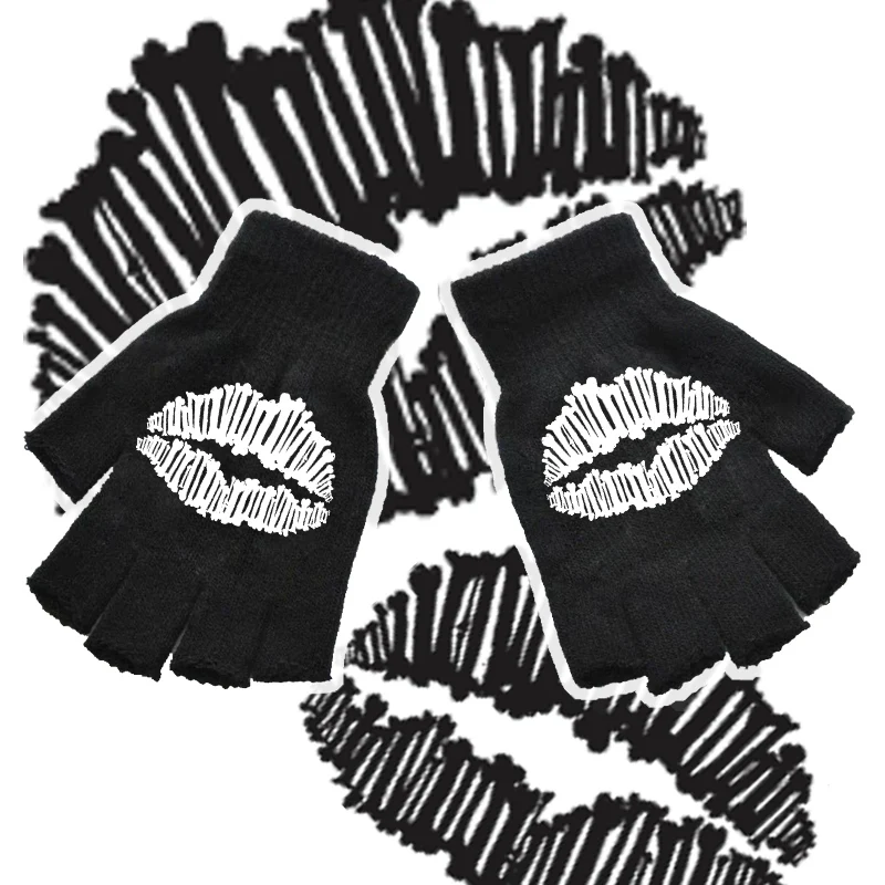 Панк-готический стиль, американские ретро-перчатки с половиной пальца, перчатки с принтом губ, модный уличный стиль Харадзюку для мужчин и женщин Y2K
Панк-готический стиль, американские ретро-перчатки с половиной пальца, перчатки с принтом губ, модный уличный стиль Харадзюку для мужчин и женщин Y2K