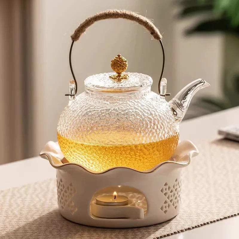 LTT Japanese tea set Complete set Heatable fruit tea Hammer glass kettle
LTT Japanese tea set Complete set Heatable fruit tea Hammer glass kettle