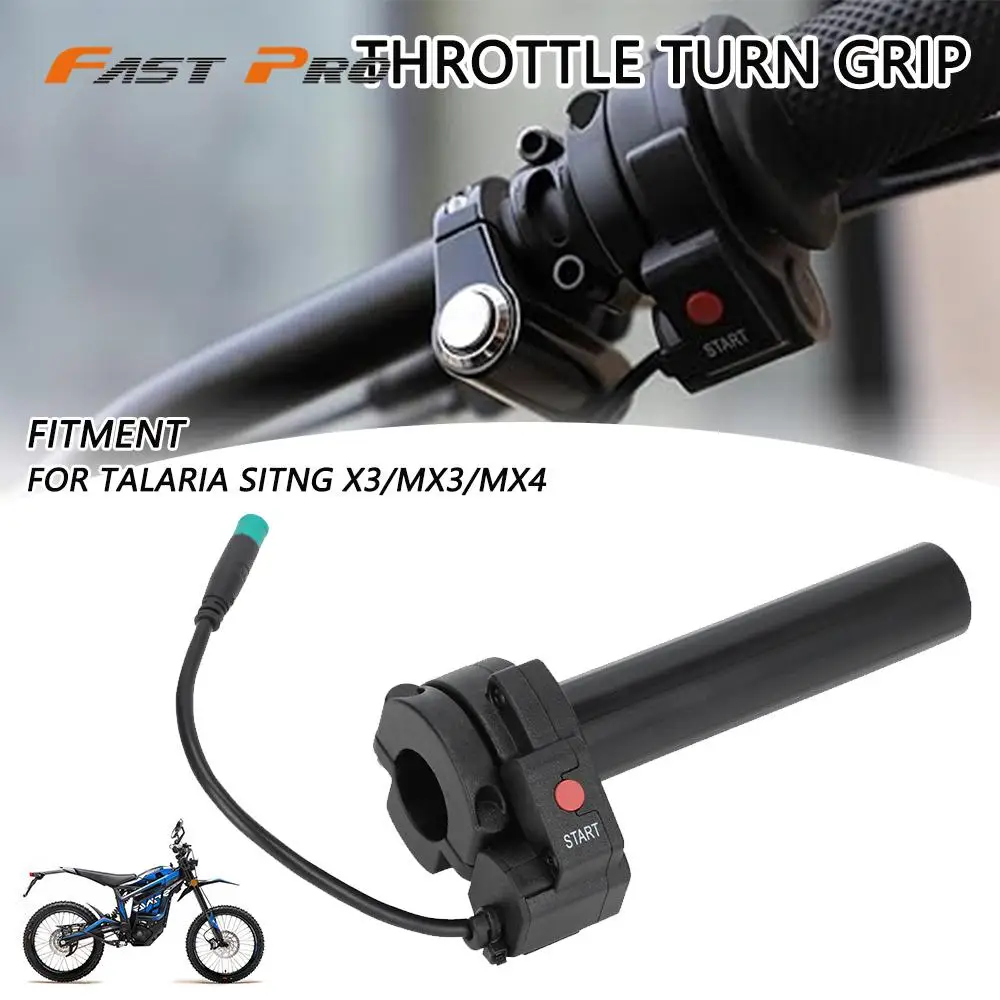 Throttle Turn Grip Settle Twist Gas Handle For TALARIA STING X3 MX3 MX4 MX5 Motorcycle Accessories Electric E-Bike Aluminum
Throttle Turn Grip Settle Twist Gas Handle For TALARIA STING X3 MX3 MX4 MX5 Motorcycle Accessories Electric E-Bike Aluminum