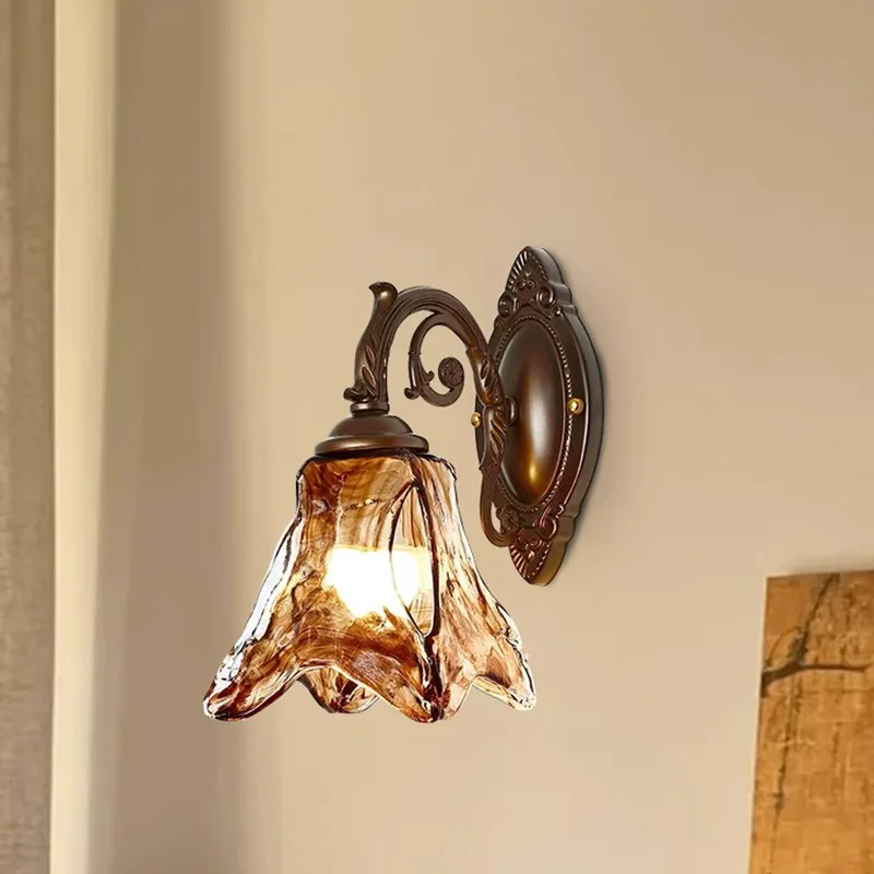American Retro Wall Lamp for Bedroom Bedside Living Room Background Passage Hallway Country Inn Mid-Century Style Lighting
American Retro Wall Lamp for Bedroom Bedside Living Room Background Passage Hallway Country Inn Mid-Century Style Lighting