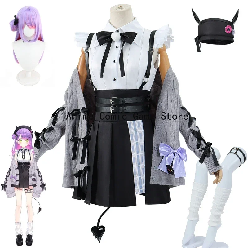 In Stock XS-2XL VTuber Tokoyami Towa Cosplay Costume Wig Anime Hololive Japanese Uniform Halloween Party Outfits for Women
In Stock XS-2XL VTuber Tokoyami Towa Cosplay Costume Wig Anime Hololive Japanese Uniform Halloween Party Outfits for Women